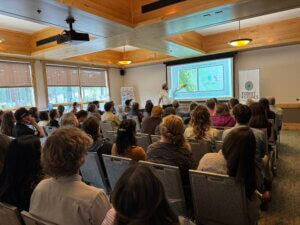 Community members and experts gathered at the third Forest Futures Salon, hosted by Tahoe Truckee Community Foundation, to discuss fire resilience and forest stewardship.