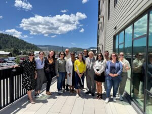 Secretary tour at Truckee Artist Lofts highlighting affordable artist housing and community-serving space downtown.