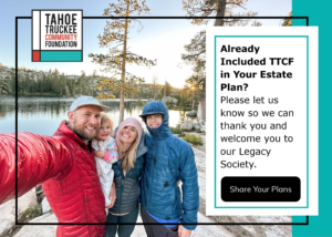 Already included TTCF in your estate plan? Please let us know so we can thank you and welcome you to our Legacy Society. Share Your Plans. Photo of a smiling family of four on a granite shoreline at sunset.